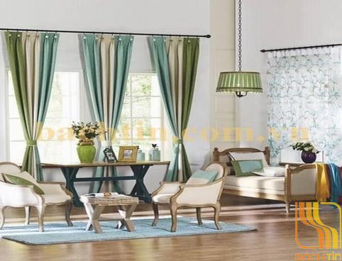 Rèm cửa phối màu dọc tại Đà Nẵng