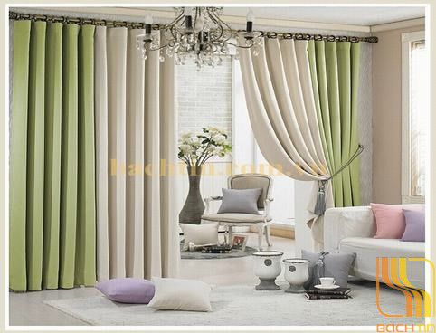 Rèm cửa phối màu dọc tại Đà Nẵng