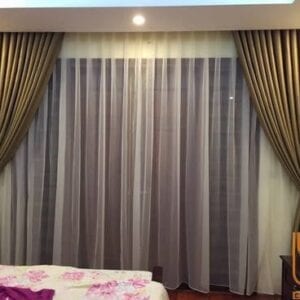 rèm vải màu nâu đậm tại đà nẵng