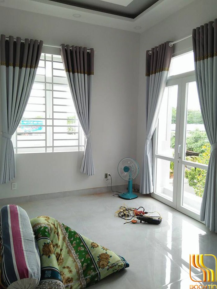 Màn vải phòng khách phối màu đẹp tại Đà Nắng