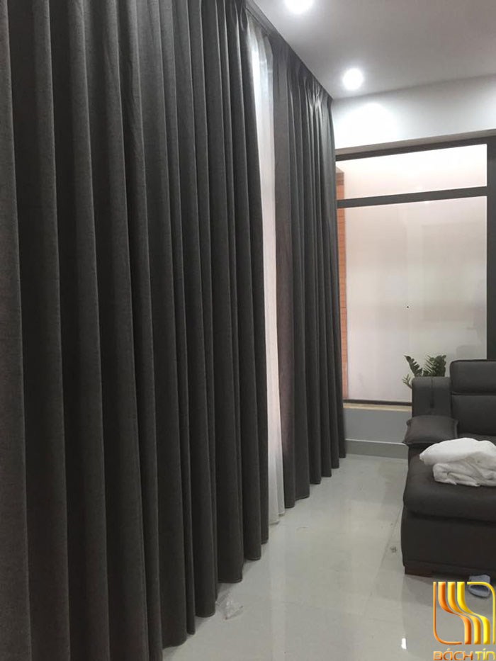 Màn rèm cửa chất lượng vải gấm cao cấp cho biệt thự tại Đà Nẵng