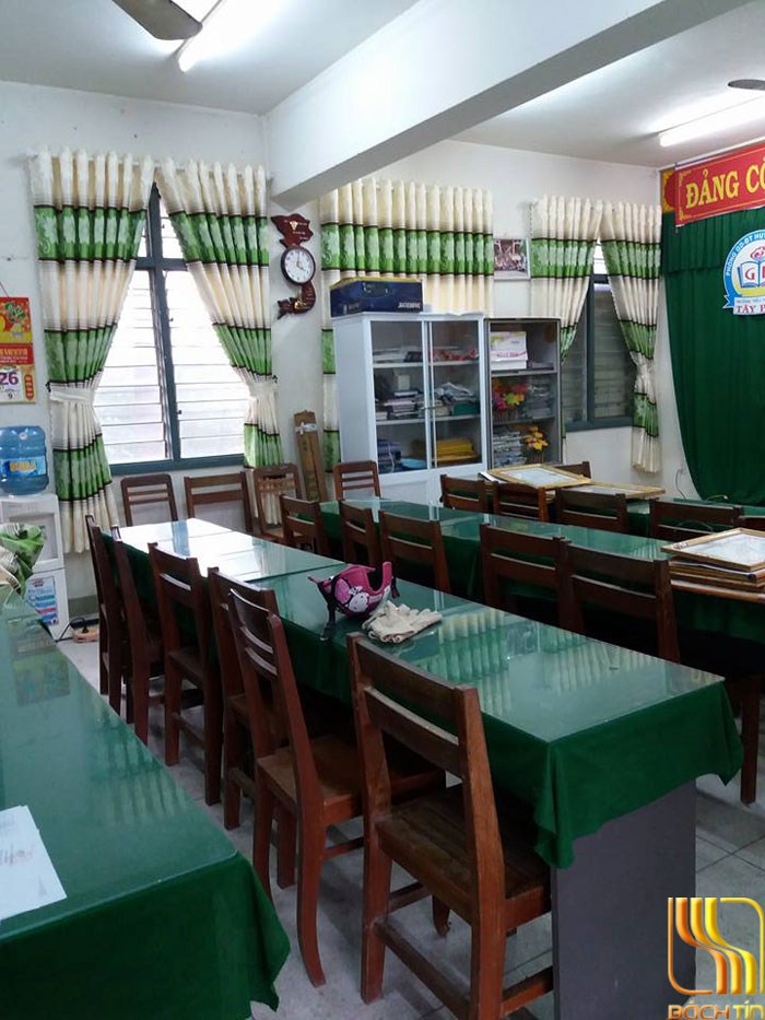 Rèm cửa sổ sọc ngang màu xanh tại Đà Nẵng
