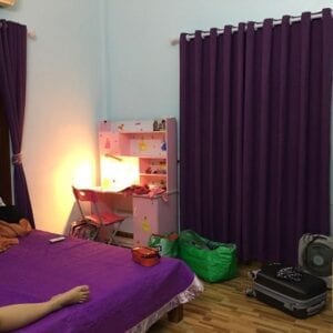 Rèm vải chống nắng tím huê thương tại Đà Nắng