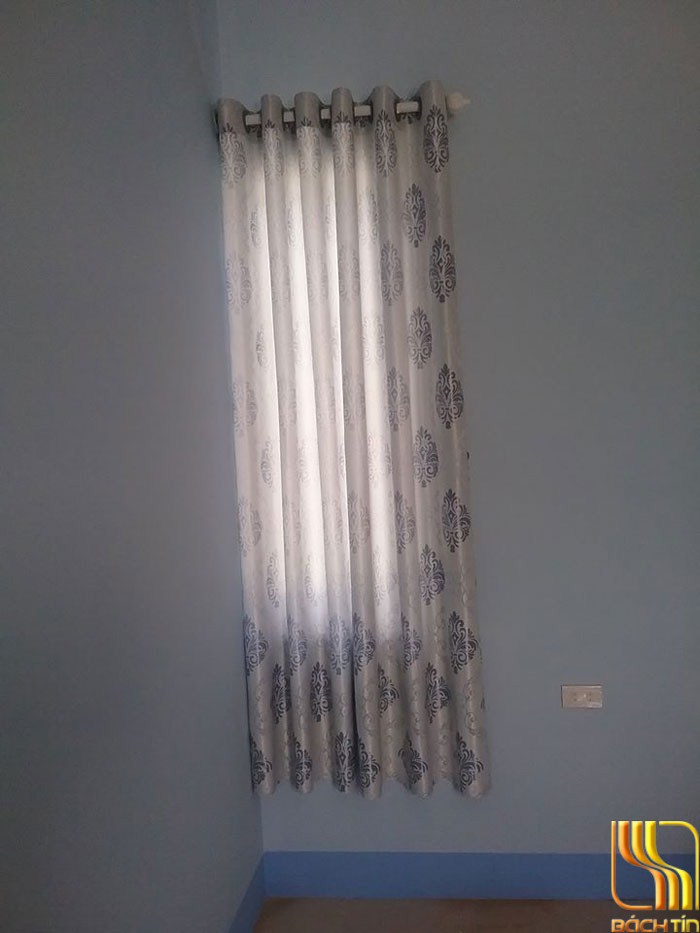 Rèm vải nghi cửa chính phòng khách tại Đà Nẵng