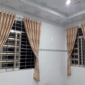 màn rèm vải trơn hoa cây đẹp ở Đà Nẵng