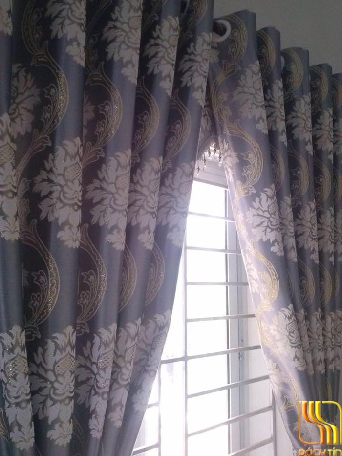 rèm vải gấm hoa cách nhiệt ở Đà Nẵng
