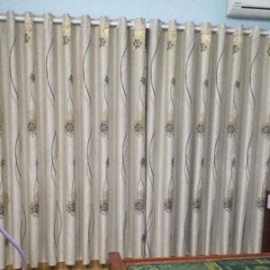 rèm cửa vải gấm in hoa đẹp chống nắng ở Đà Nẵng
